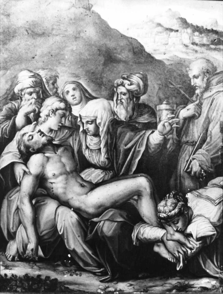 Deposizione - Galleria degli Uffizi, Firenze . attribuito